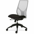 9To5 Seating Task Chair, Simple Synchro, Armless, 25inx26inx39in-46in, WE/Onyx NTF1460Y100M301